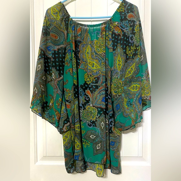 Beautiful & Elegant, Boho design. Ahto boutique women’s sheer top. - Picture 2 of 7